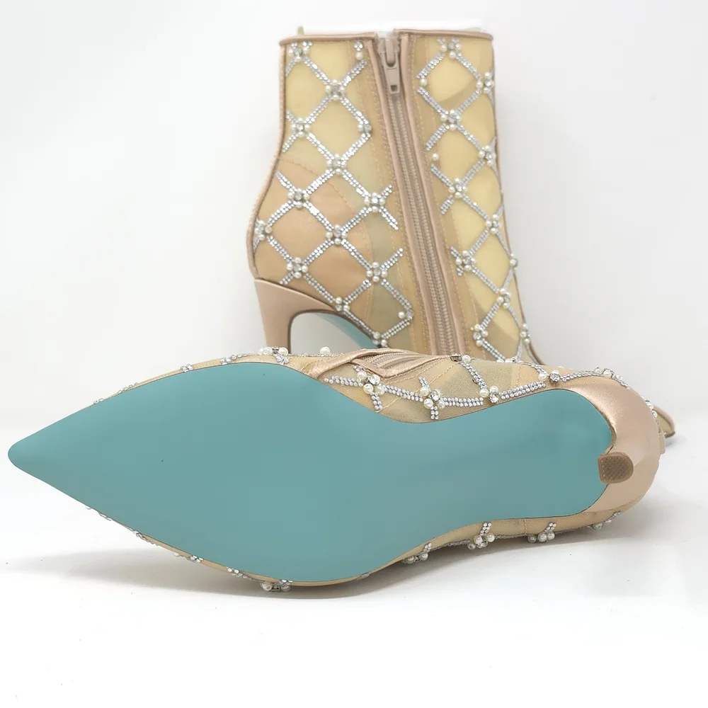 Betsey Johnson Women's Larkk Ankle Boot Nude - Picture 5 of 11